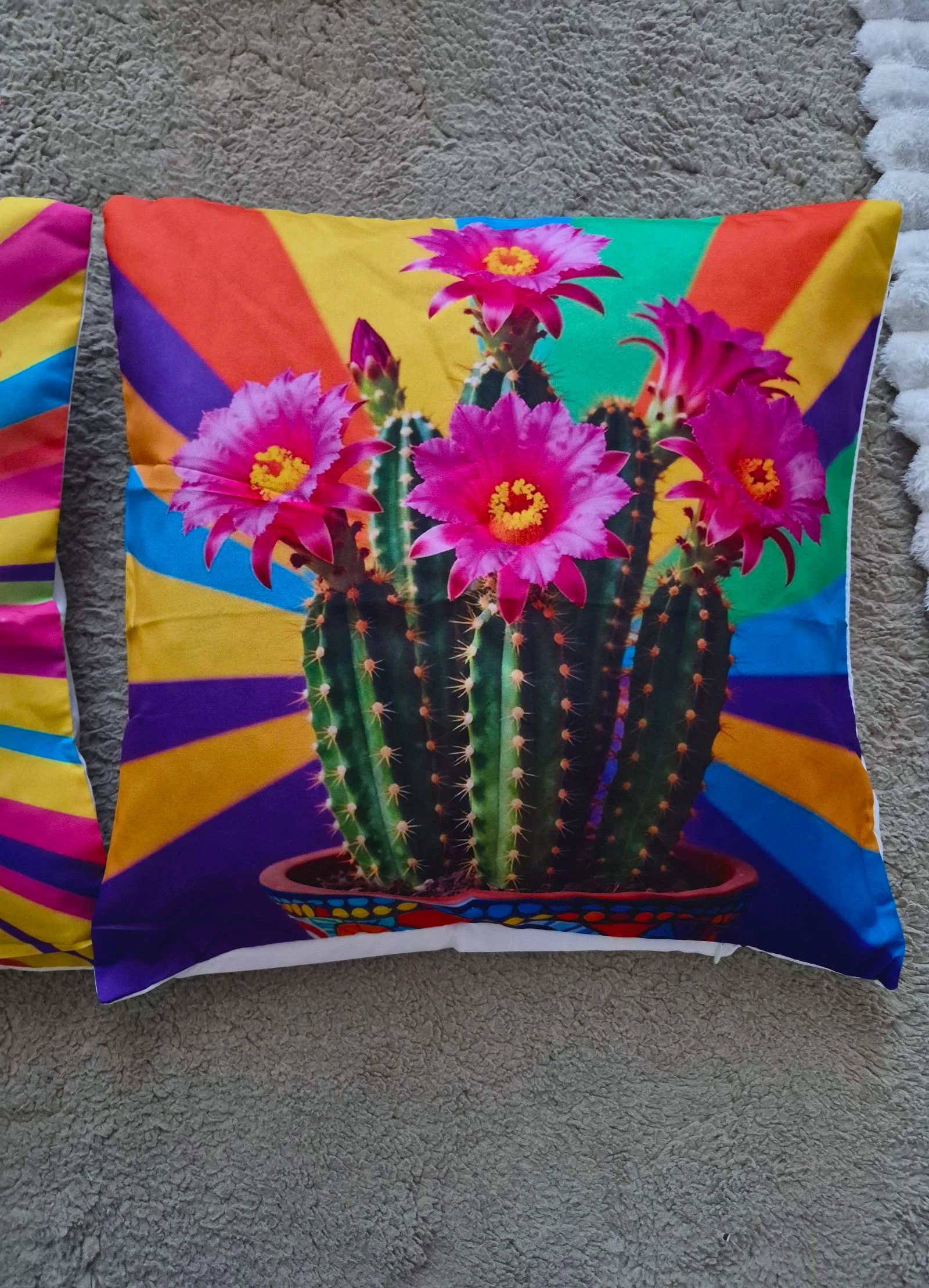 Paquete de 2 fundas de cojín 45x45cm decoración interior Nuevo Sin relleno – photo 2
